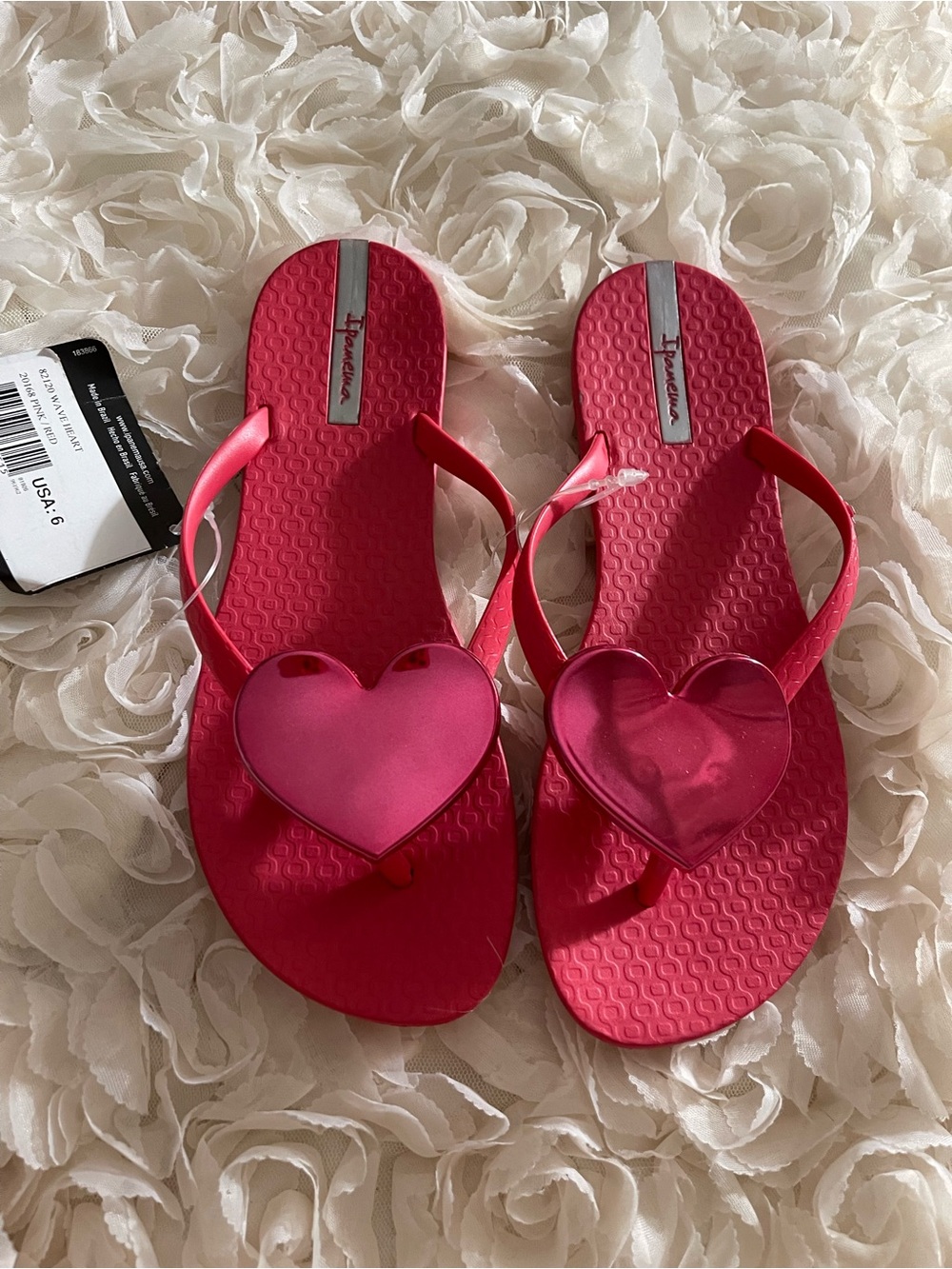 Ipanema Pink Heart Sandals for Women
